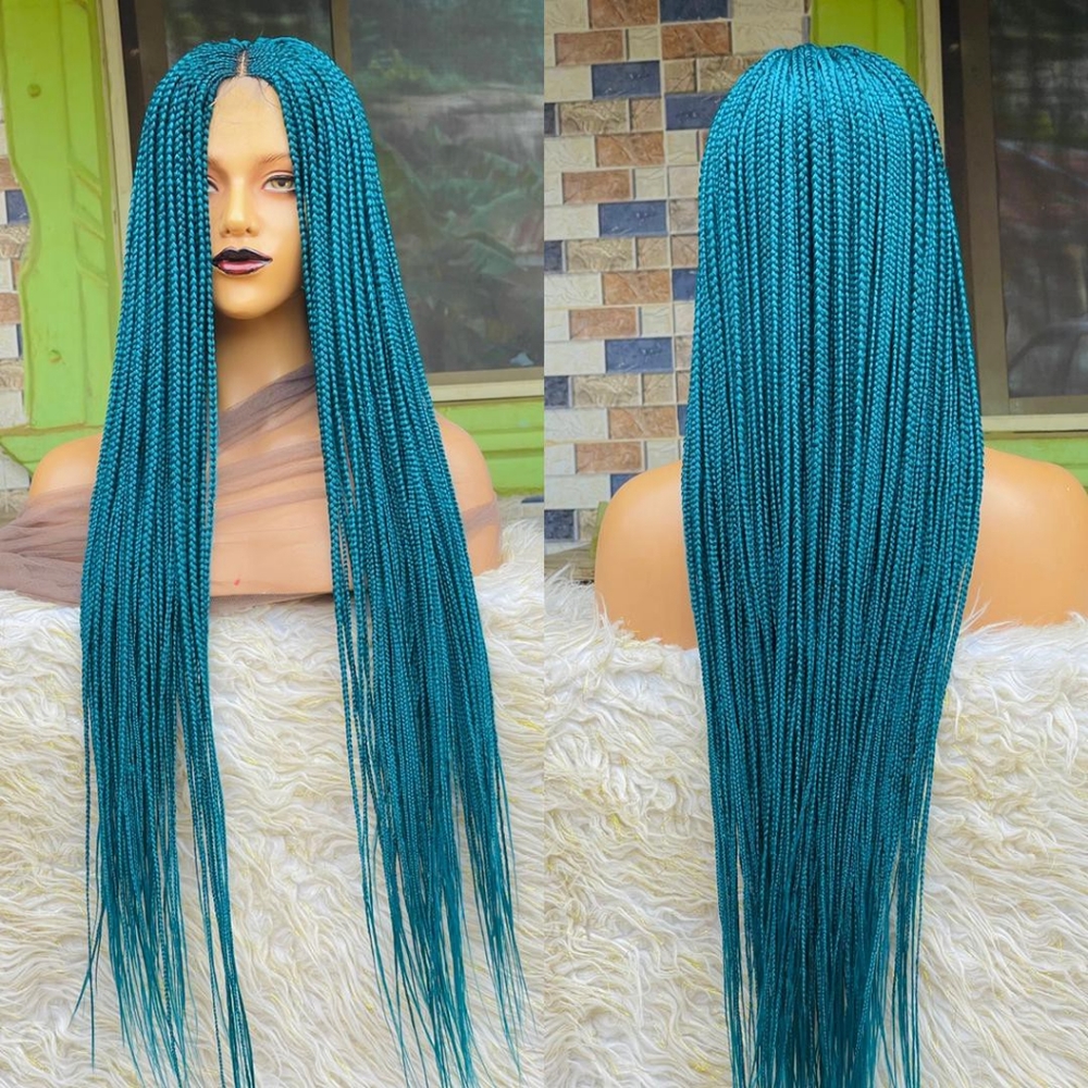 AFRICAN BRAIDED WIGS ON CLOSURE - Picture 5 of 16